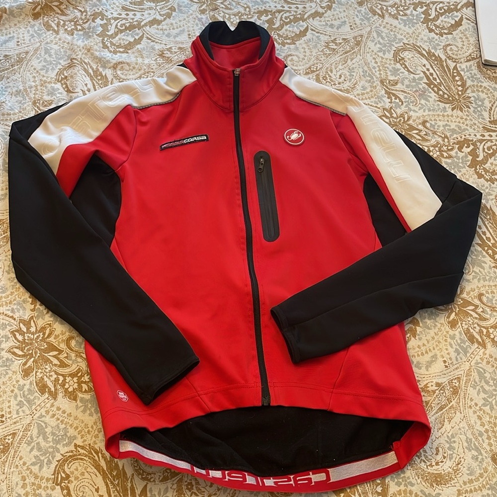 Castelli Trasparente  Gore WindStopper  Men's Cycling Jersey Fit Jacket Size XL